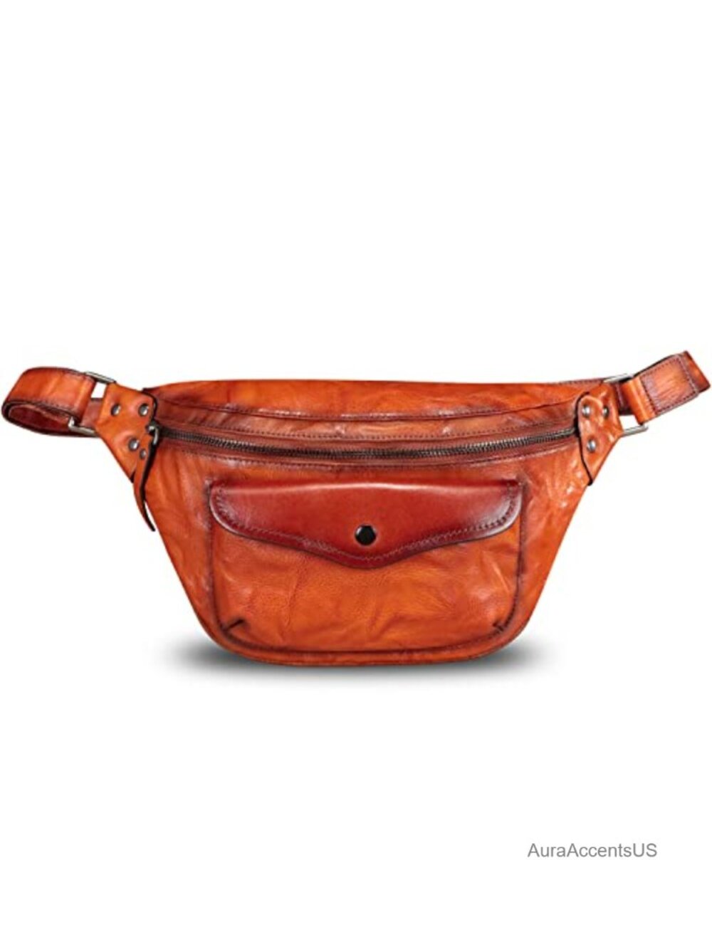 Genuine Leather Fanny Pack Sling Bag Crossbody Waist Chest Purse
